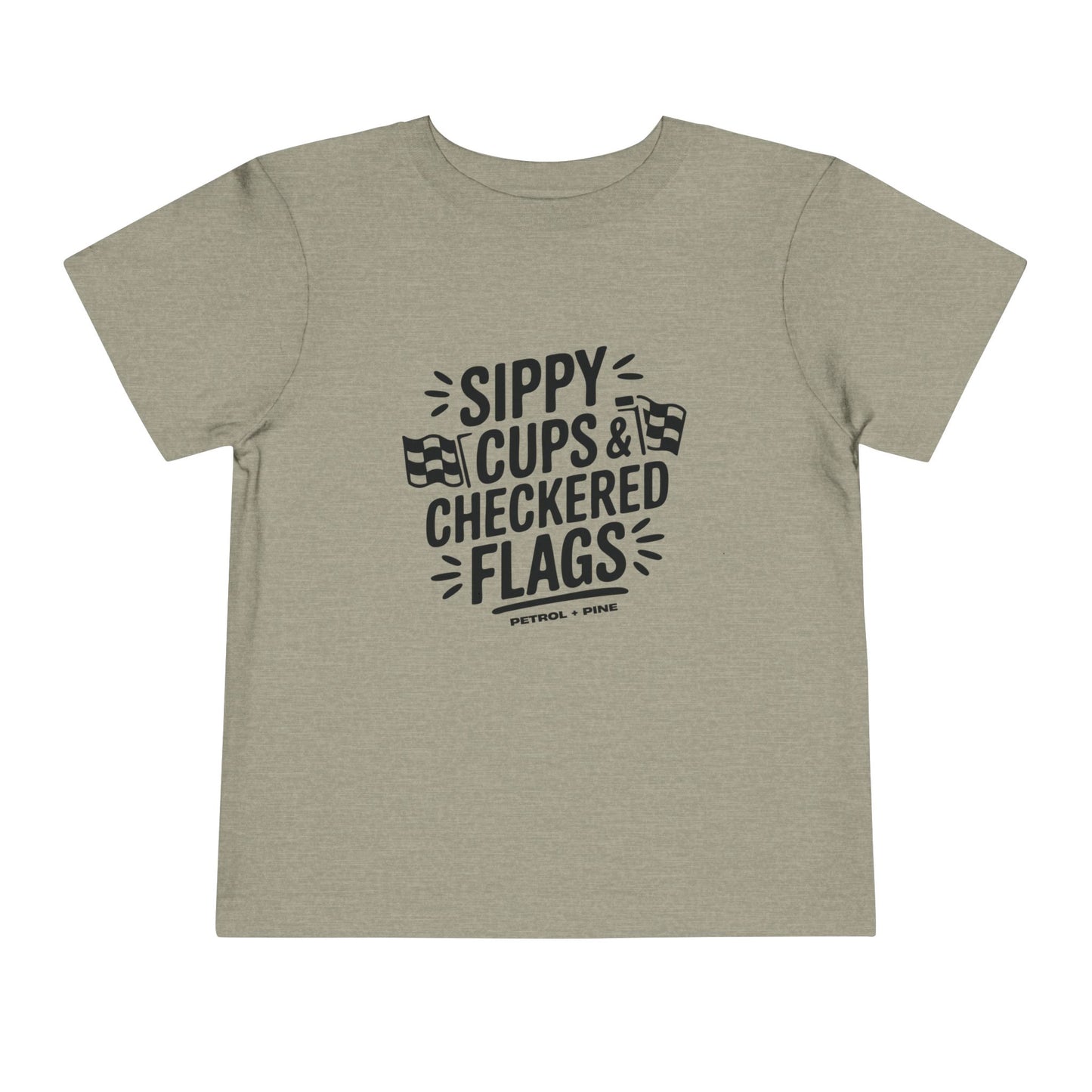 Sippy Cups & Checkered Flags - Toddler Tee