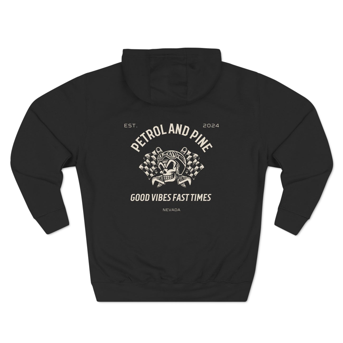Skull Flag Good Vibes Fast Times Unisex Hoodie