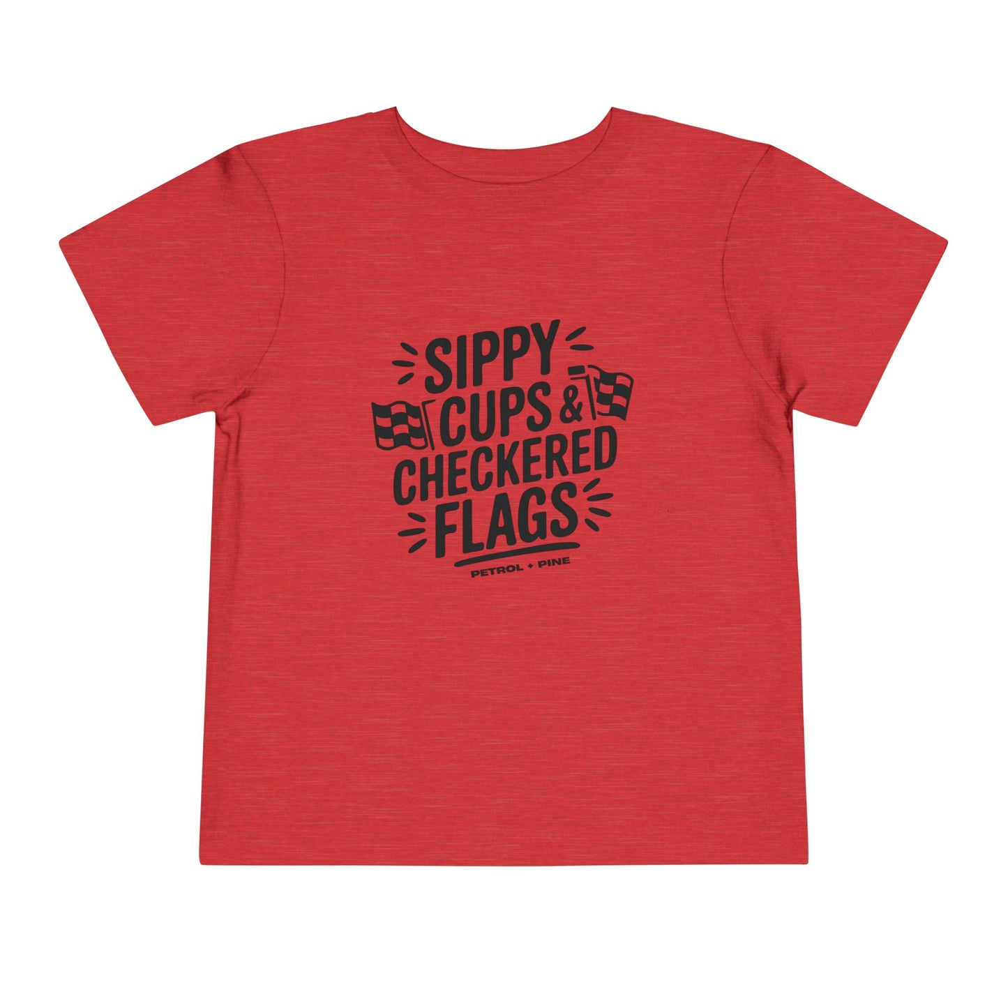 Sippy Cups & Checkered Flags - Toddler Tee