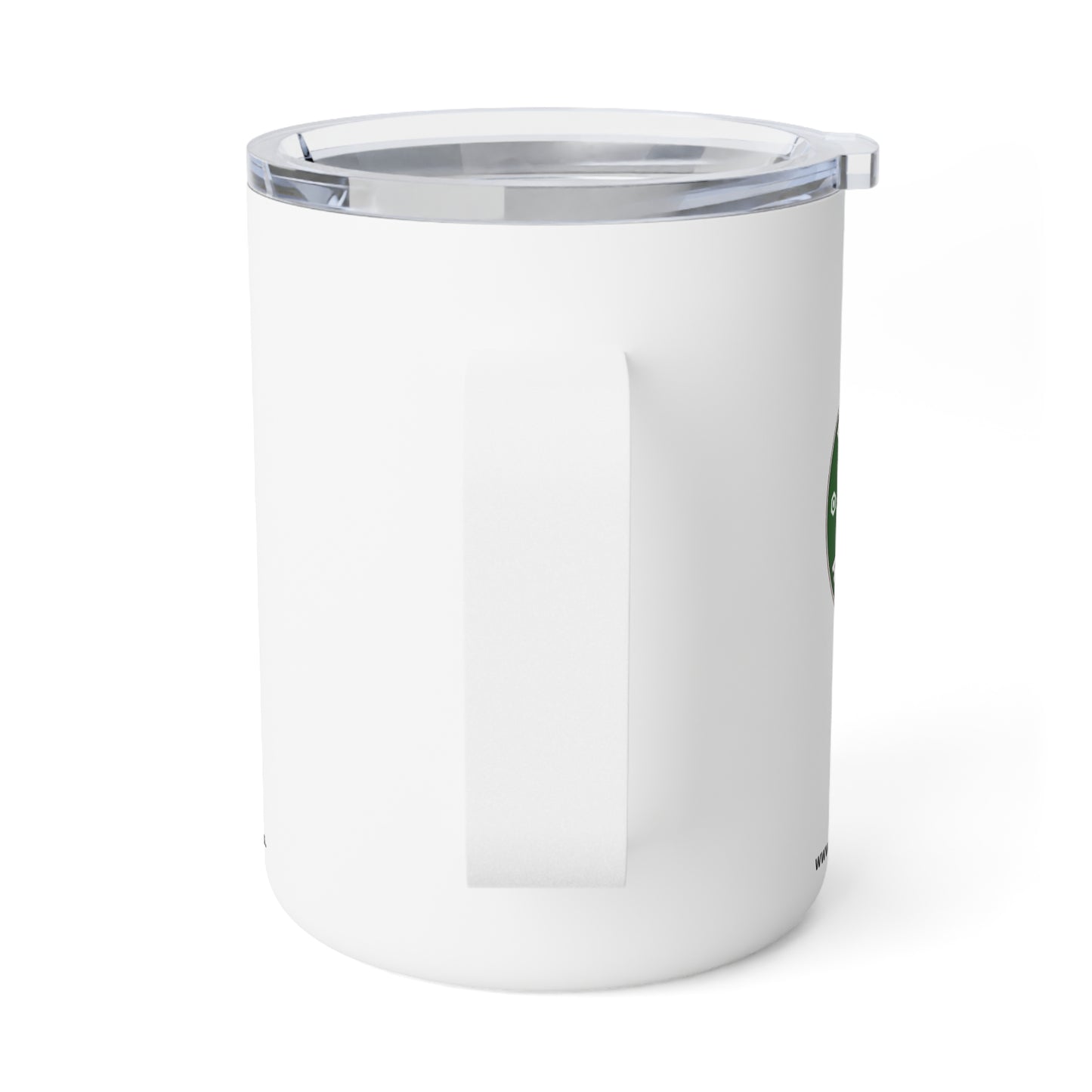 Petrol and Pine Insulated Coffee Mug - 10oz Travel Cup for Nature Lovers