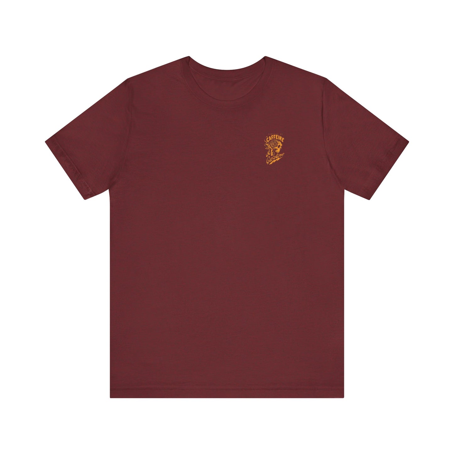 Powered by Caffeine and Gasoline Unisex Tee