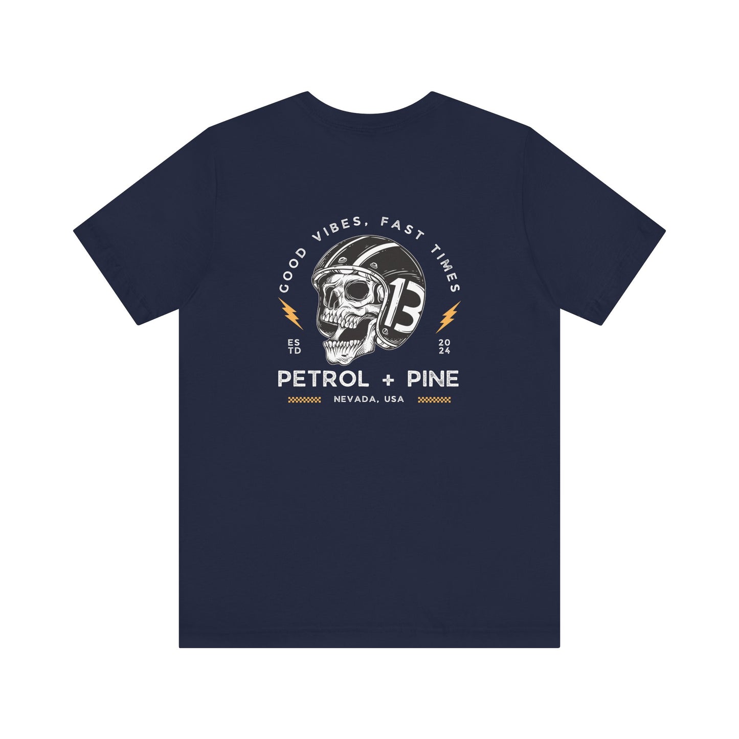 Good Vibes, Fast Times Helmet Skull - Unisex Tee