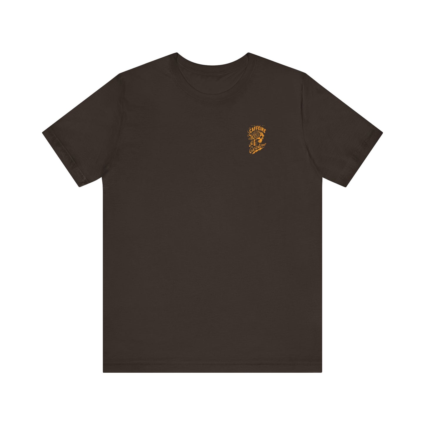 Powered by Caffeine and Gasoline Unisex Tee