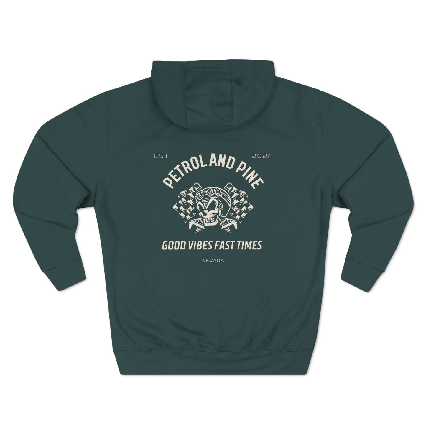 Skull Flag Good Vibes Fast Times Unisex Hoodie