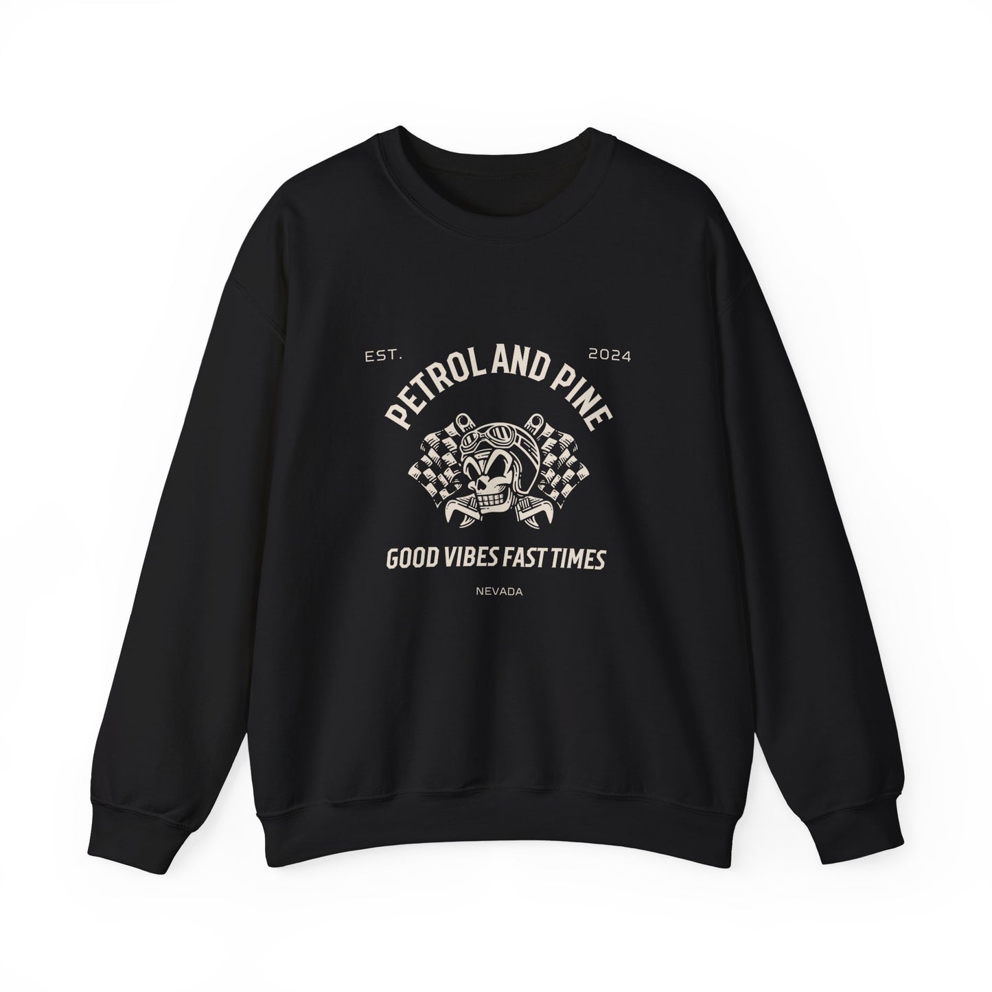 Skull Flag Good Vibes Fast Times Sweatshirt