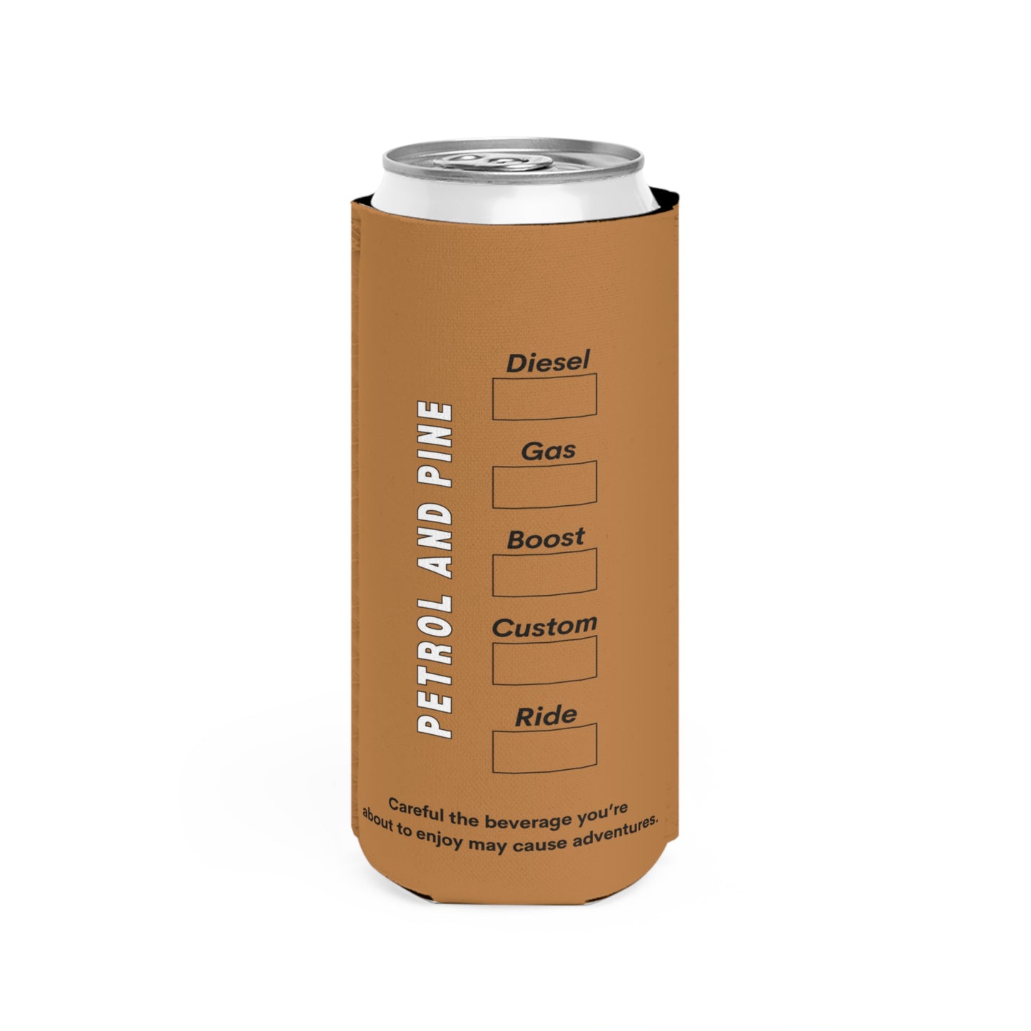 Petrol + Pine Coffee Sleeve - Slim Can Koozie
