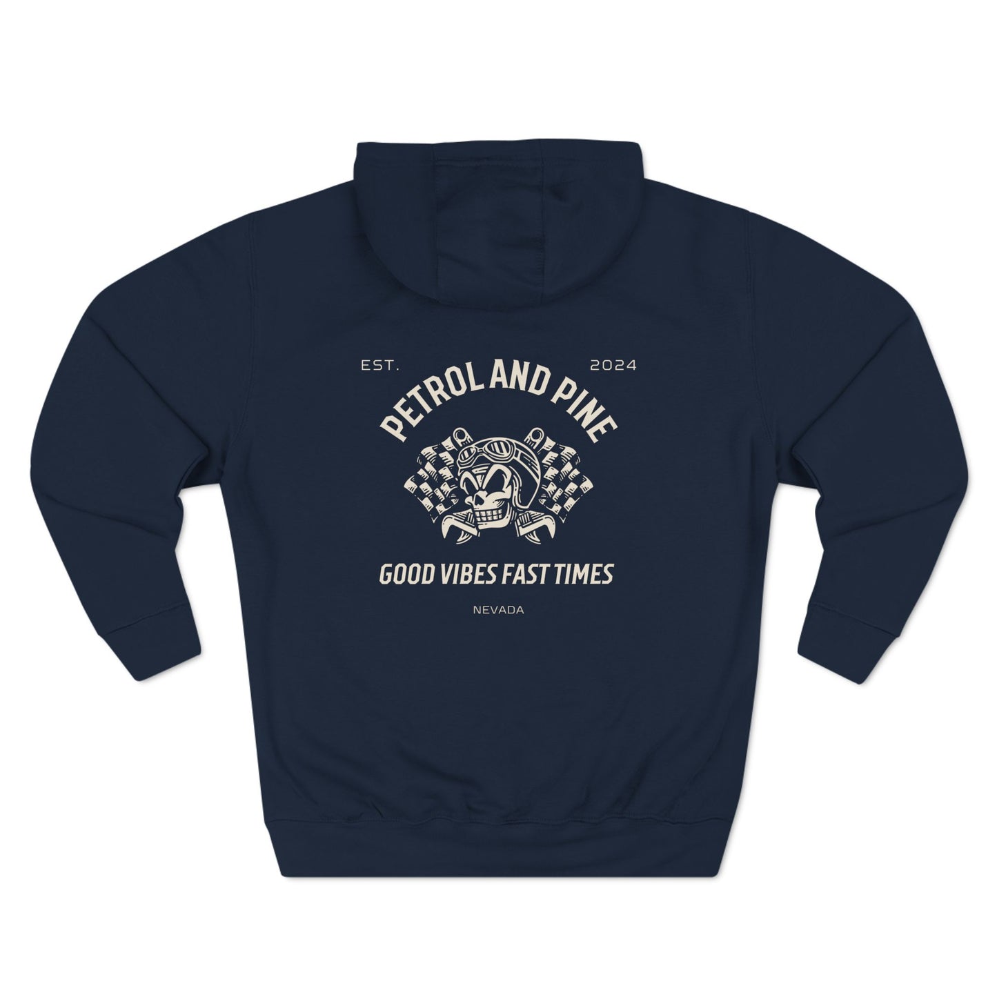 Skull Flag Good Vibes Fast Times Unisex Hoodie