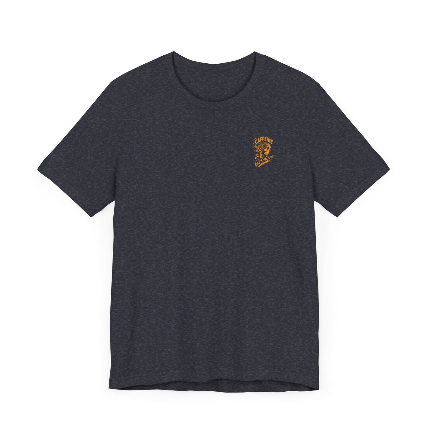 Powered by Caffeine and Gasoline Unisex Tee