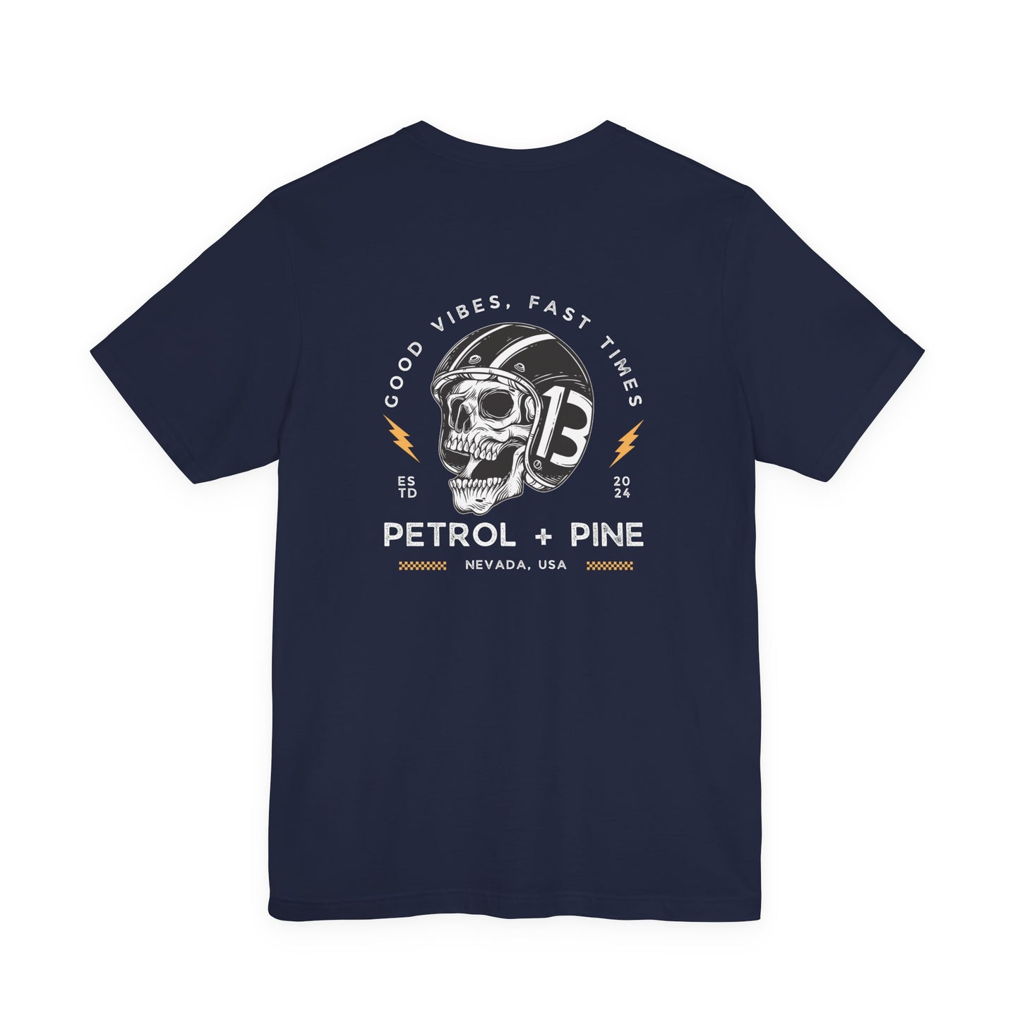 Good Vibes, Fast Times Helmet Skull - Unisex Tee