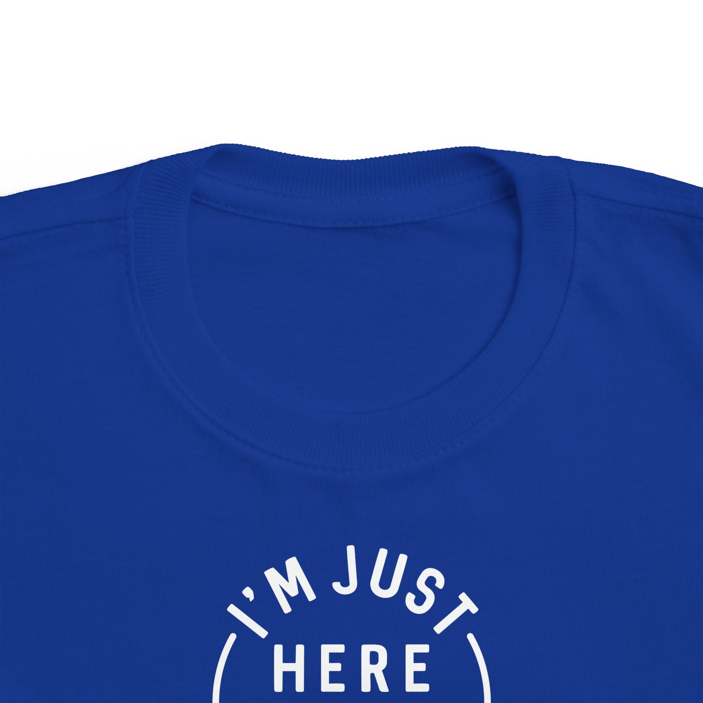 I’m Just Here for the Snacks - Toddler Tee