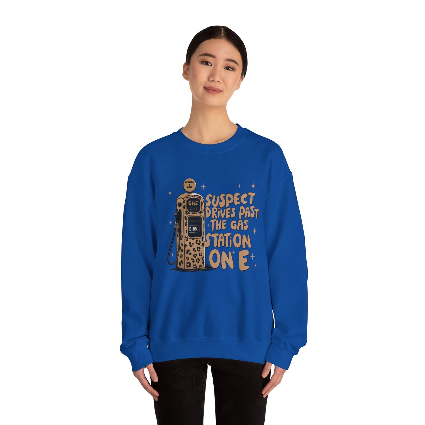 Leopard, Suspect Drives Past the Gas Station … Sweatshirt