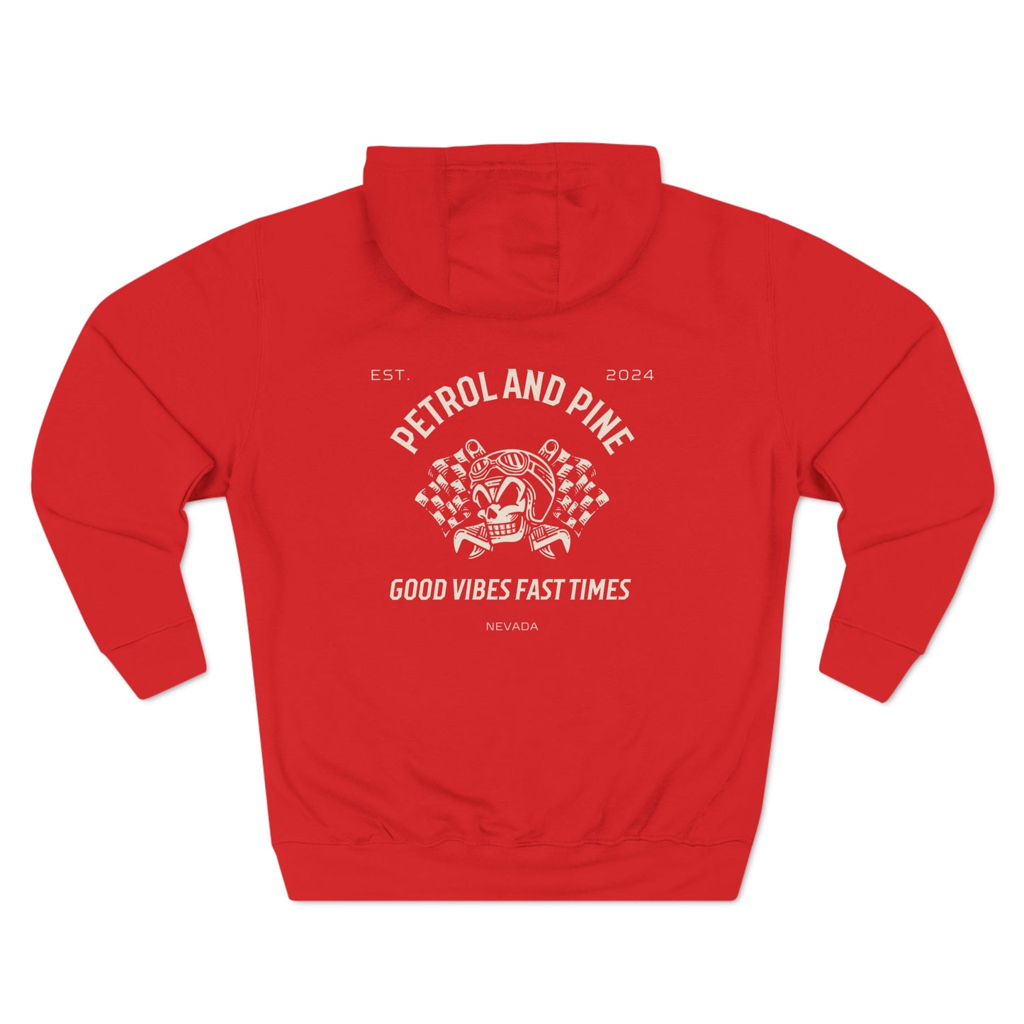 Skull Flag Good Vibes Fast Times Unisex Hoodie