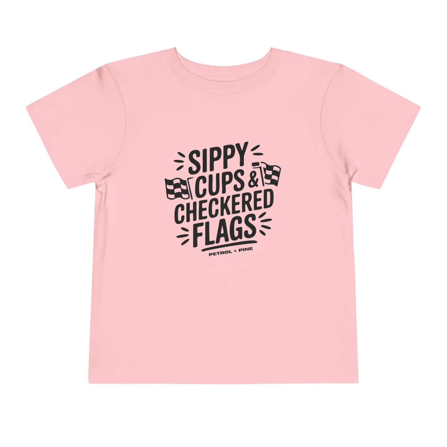 Sippy Cups & Checkered Flags - Toddler Tee