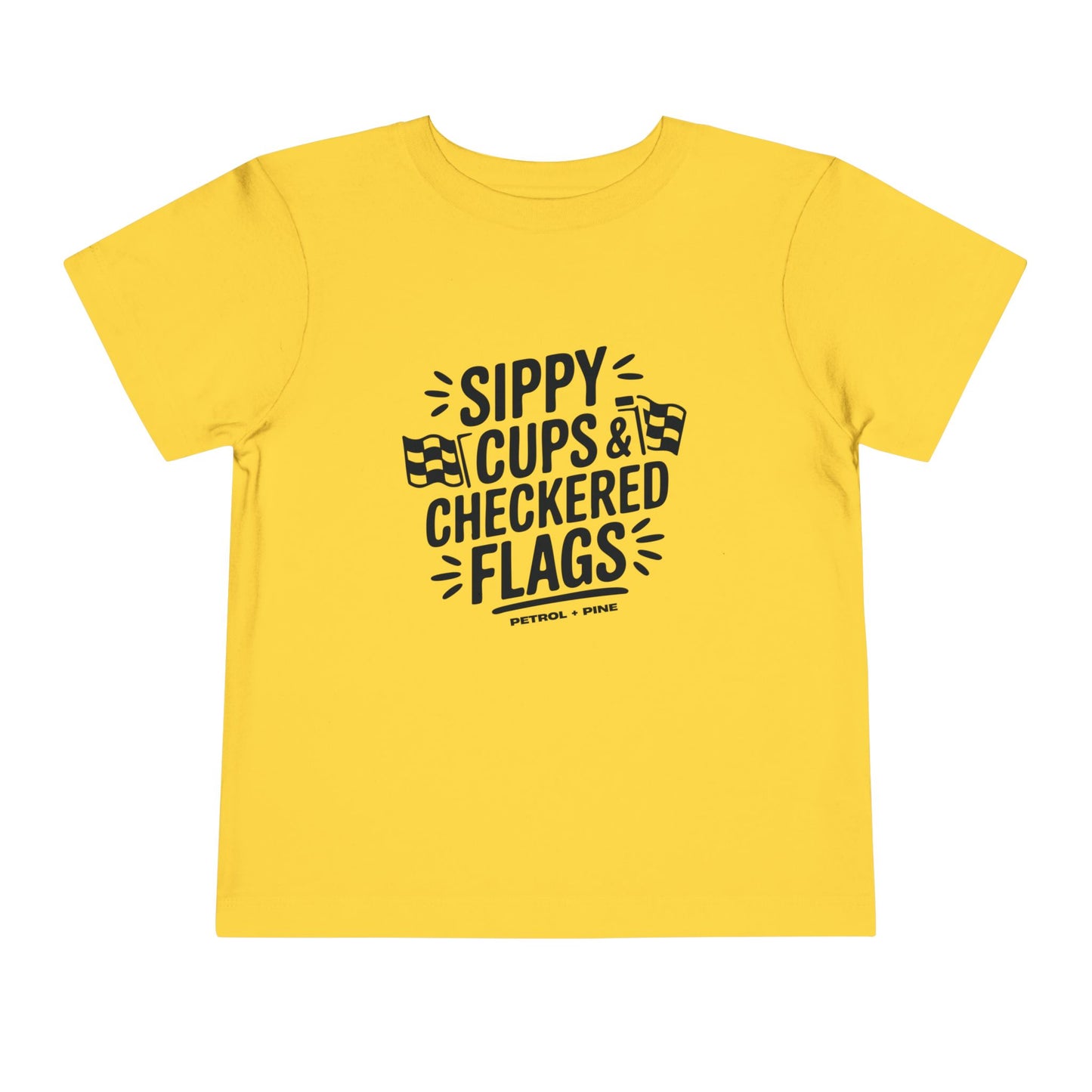 Sippy Cups & Checkered Flags - Toddler Tee