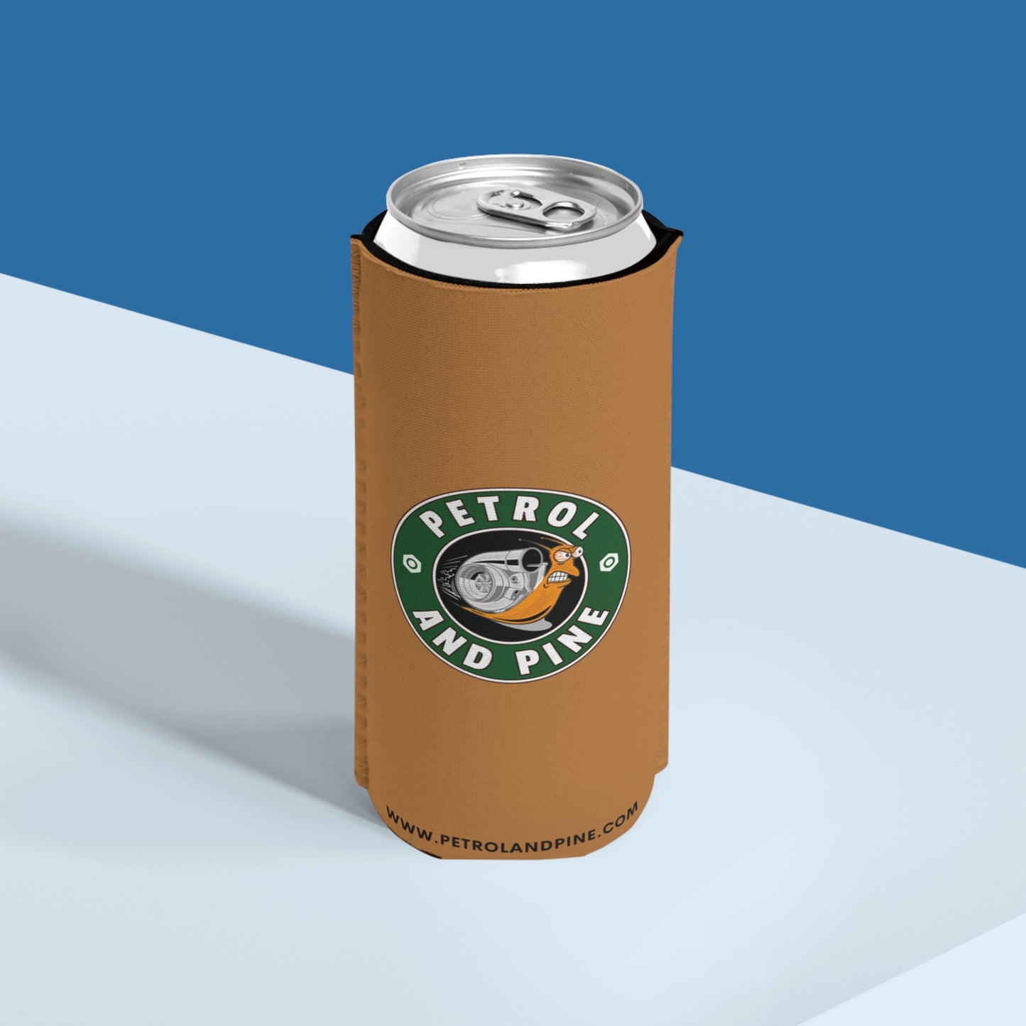 Petrol + Pine Coffee Sleeve - Slim Can Koozie
