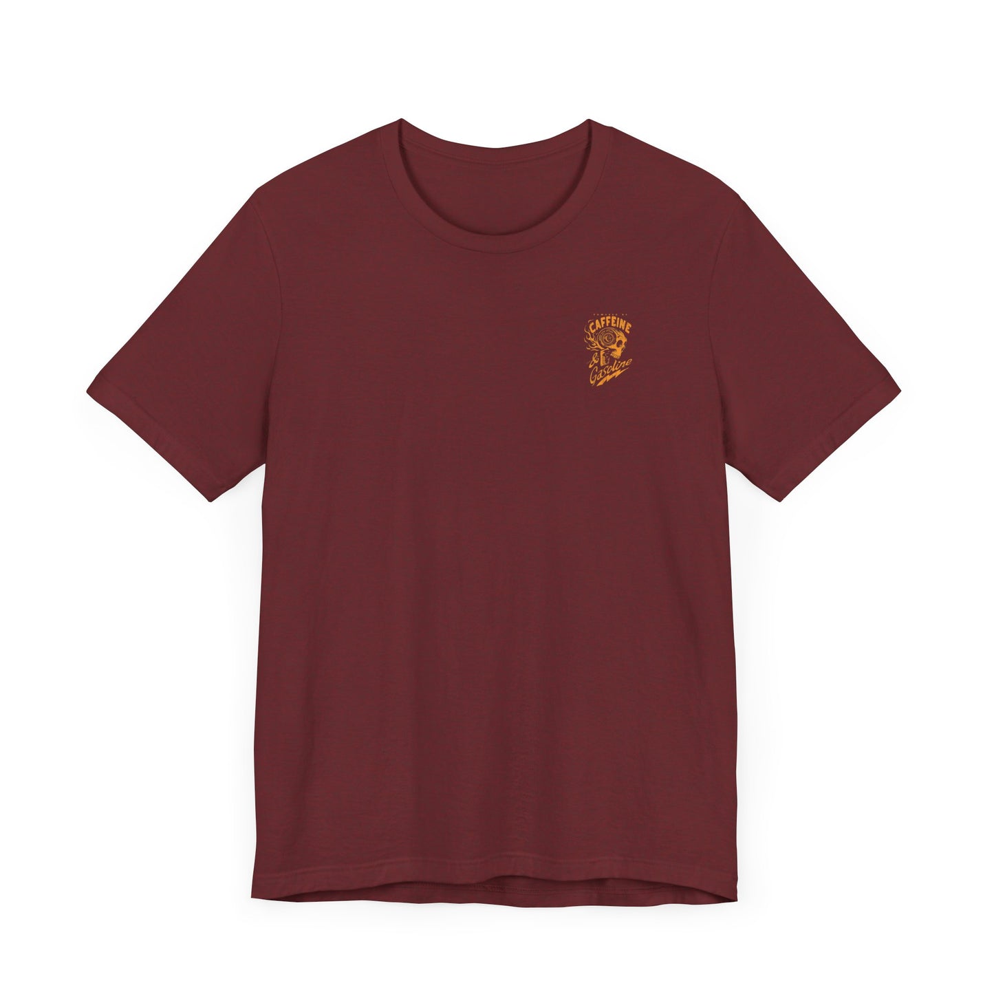 Powered by Caffeine and Gasoline Unisex Tee