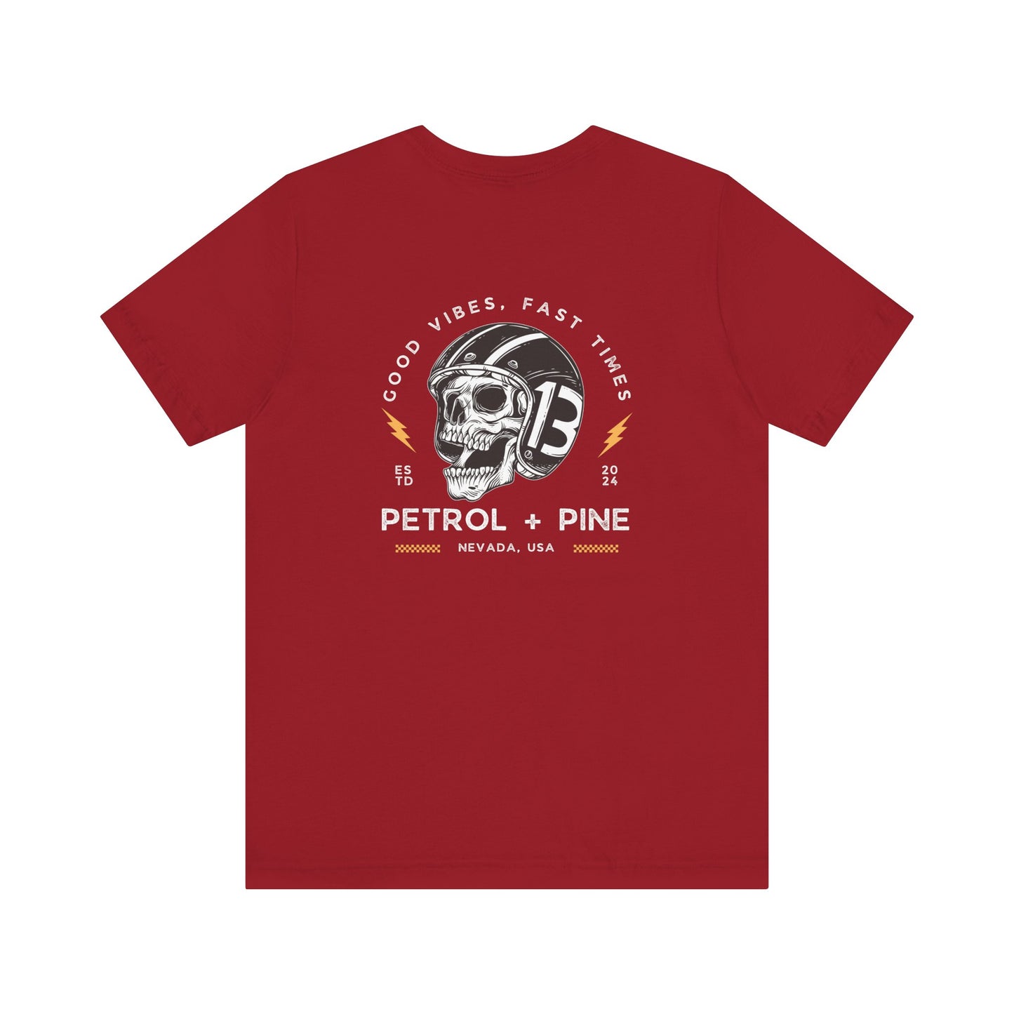 Good Vibes, Fast Times Helmet Skull - Unisex Tee