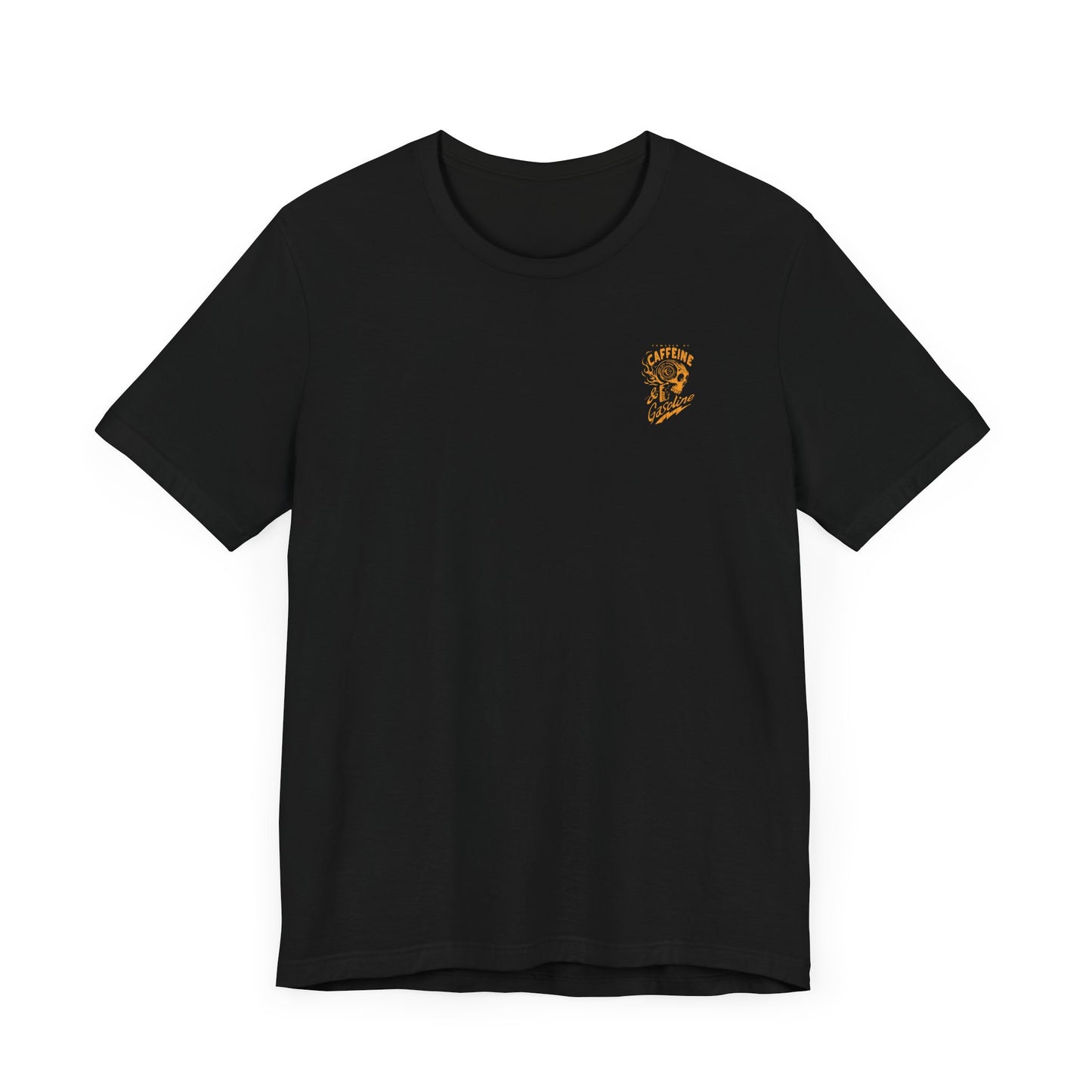 Powered by Caffeine and Gasoline Unisex Tee