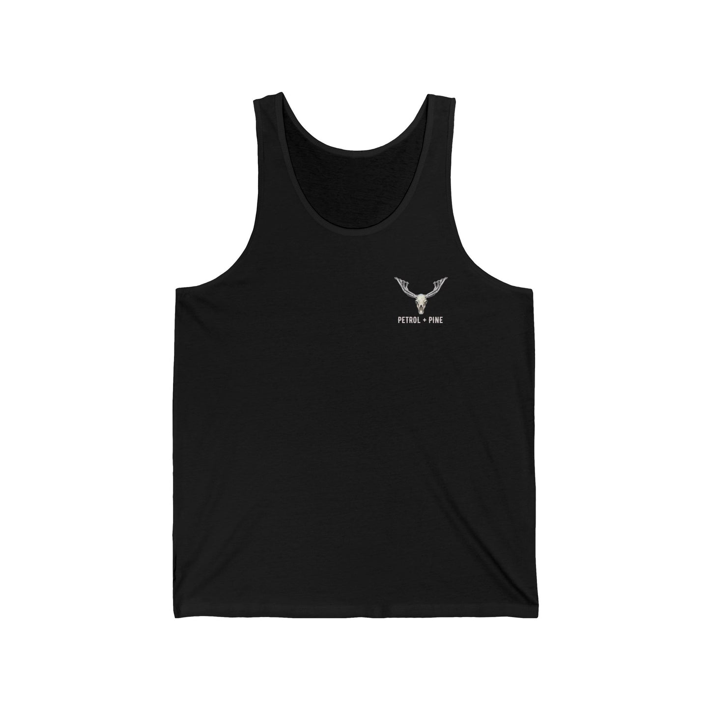 Petrol + Pine Skull - Unisex Jersey Tank