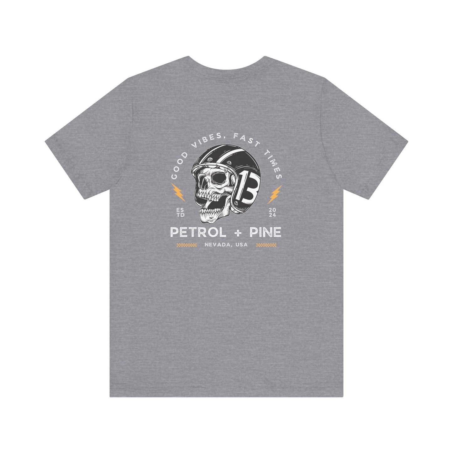 Good Vibes, Fast Times Helmet Skull - Unisex Tee