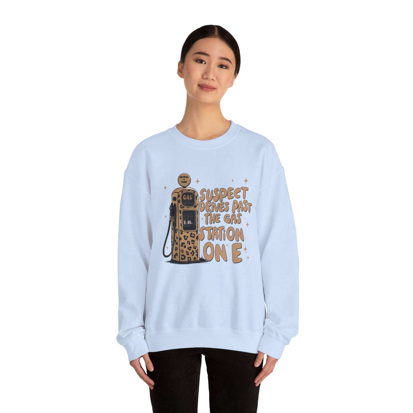 Leopard, Suspect Drives Past the Gas Station … Sweatshirt