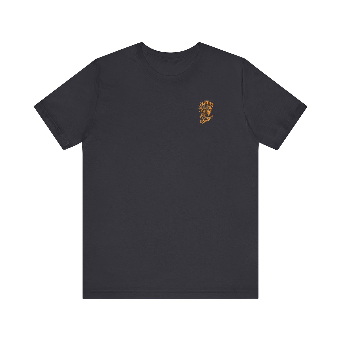 Powered by Caffeine and Gasoline Unisex Tee