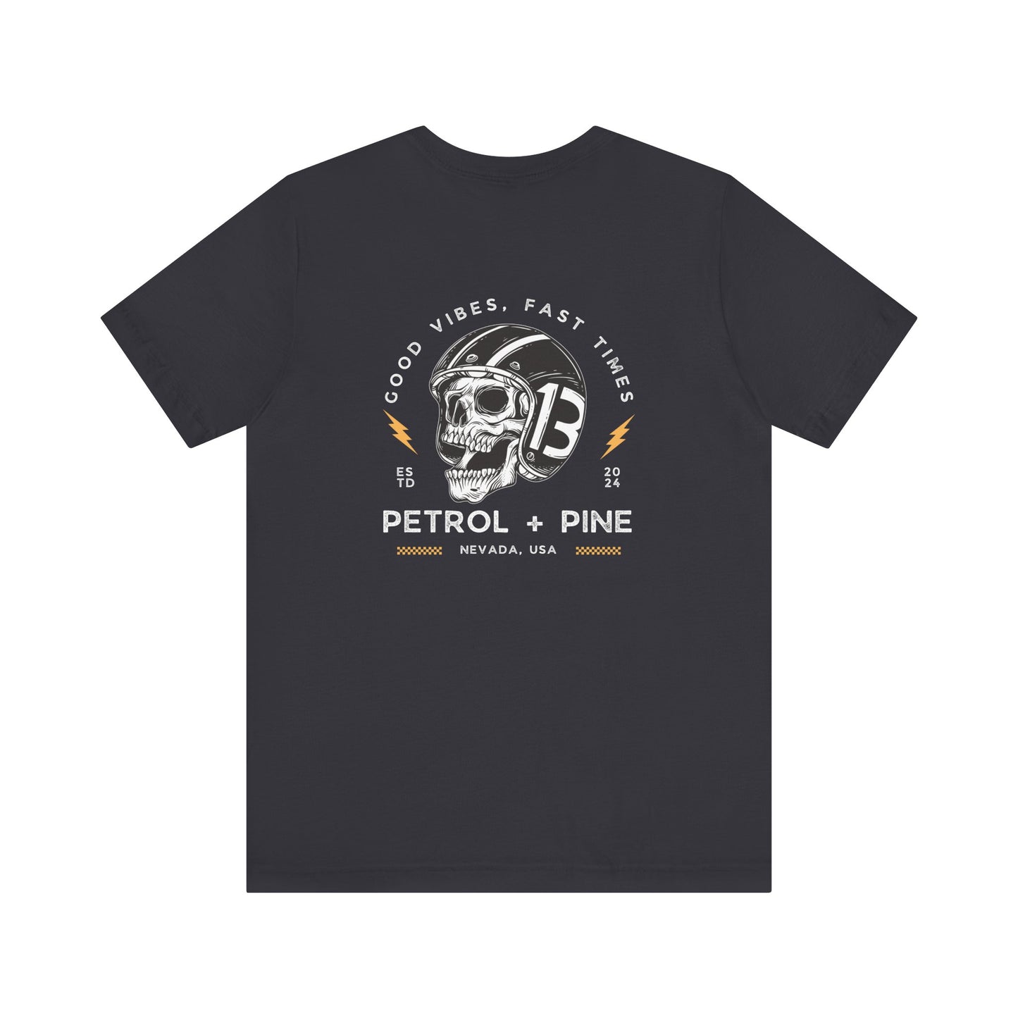 Good Vibes, Fast Times Helmet Skull - Unisex Tee