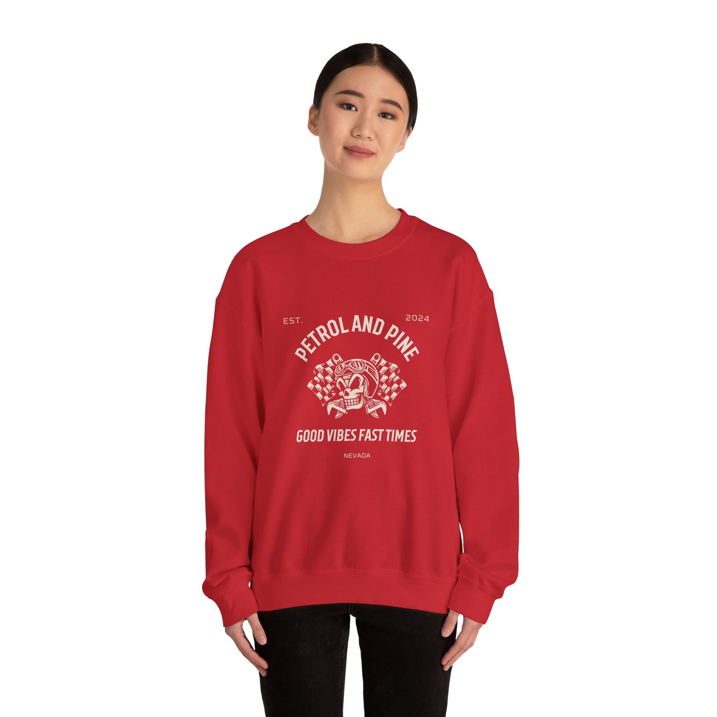 Skull Flag Good Vibes Fast Times Sweatshirt