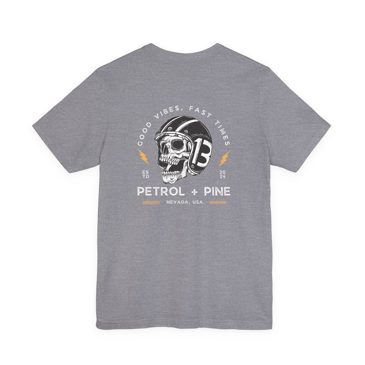 Good Vibes, Fast Times Helmet Skull - Unisex Tee