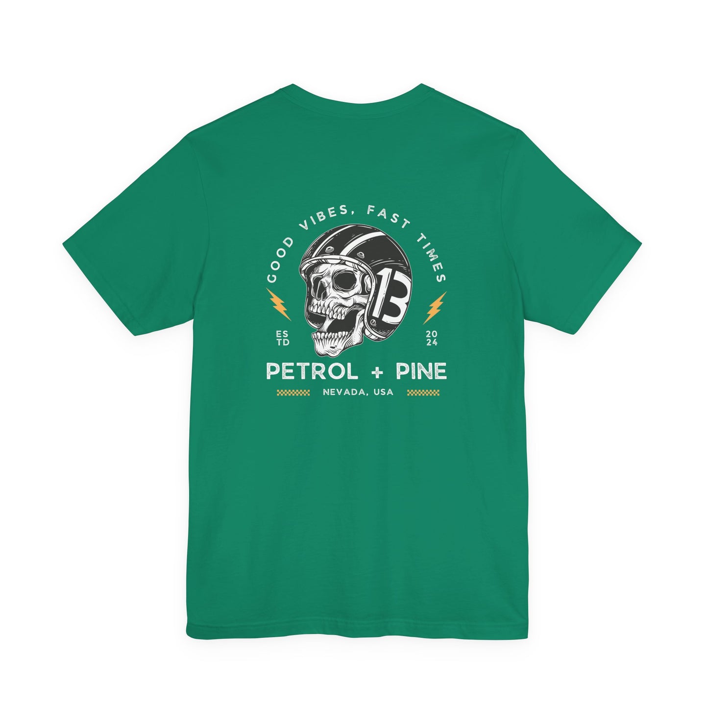 Good Vibes, Fast Times Helmet Skull - Unisex Tee