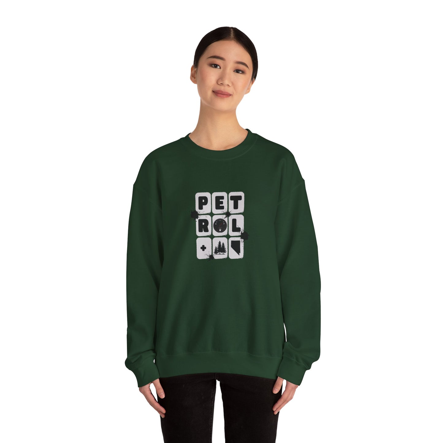 Petrol + Pine Grid Unisex Sweatshirt