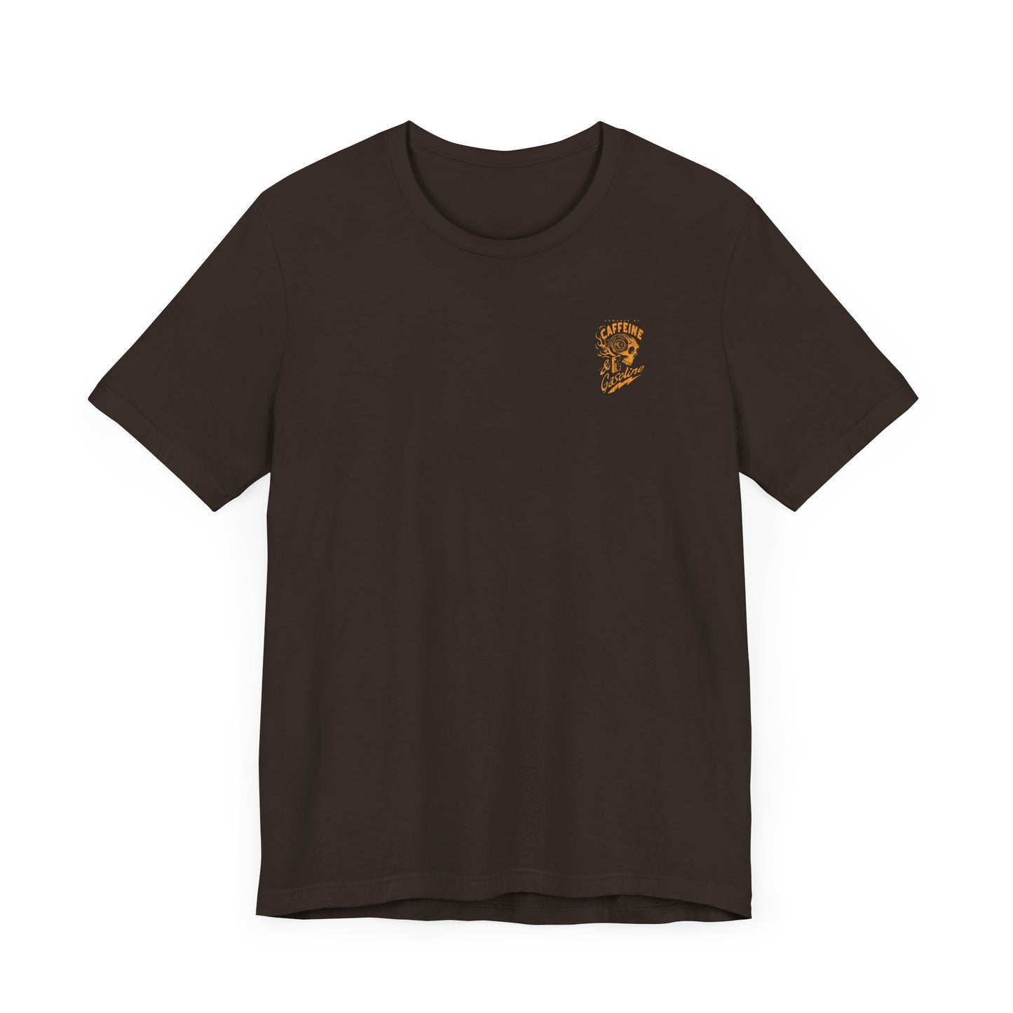 Powered by Caffeine and Gasoline Unisex Tee