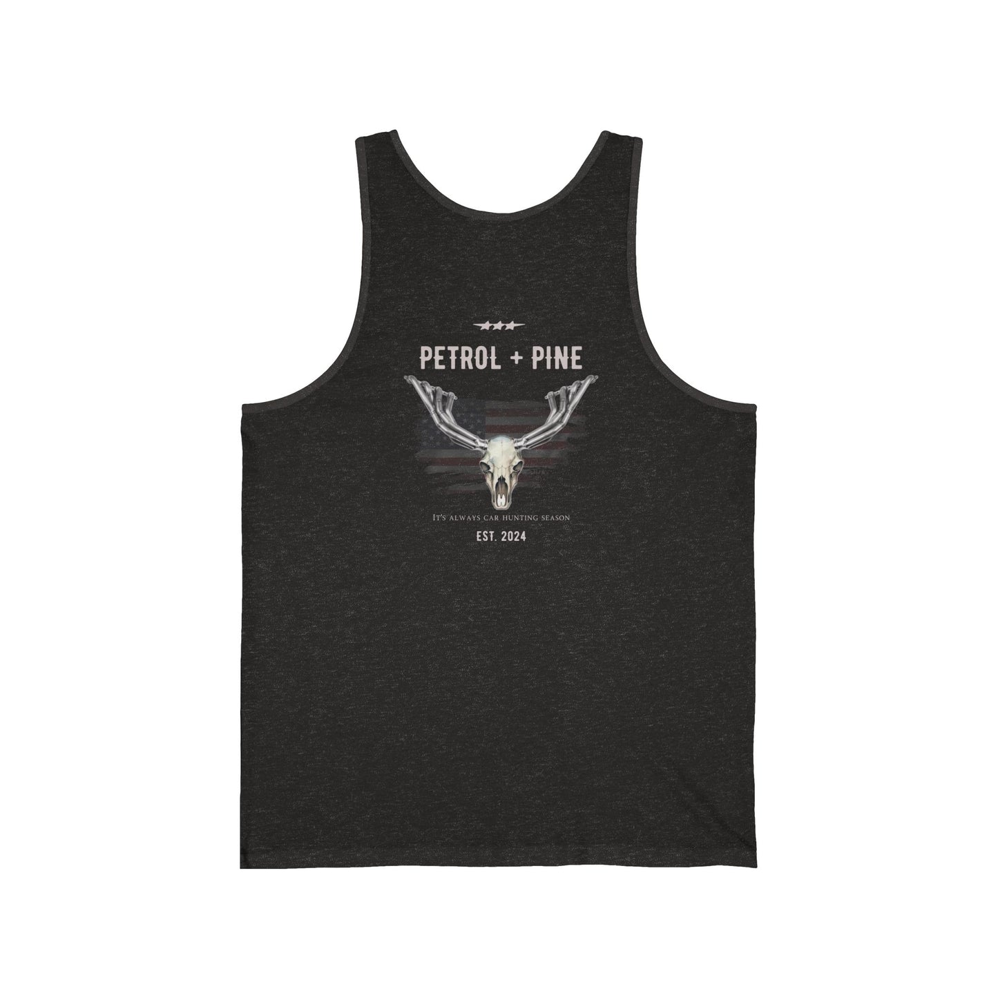 Petrol + Pine Skull - Unisex Jersey Tank