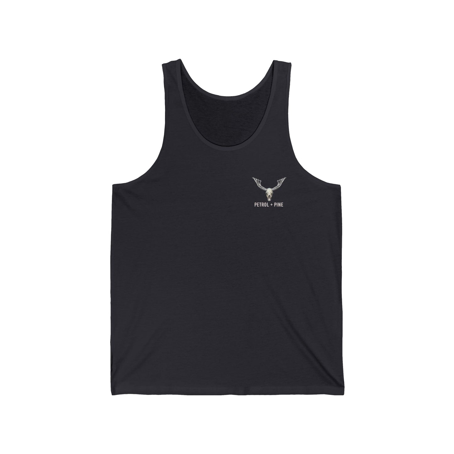 Petrol + Pine Skull - Unisex Jersey Tank