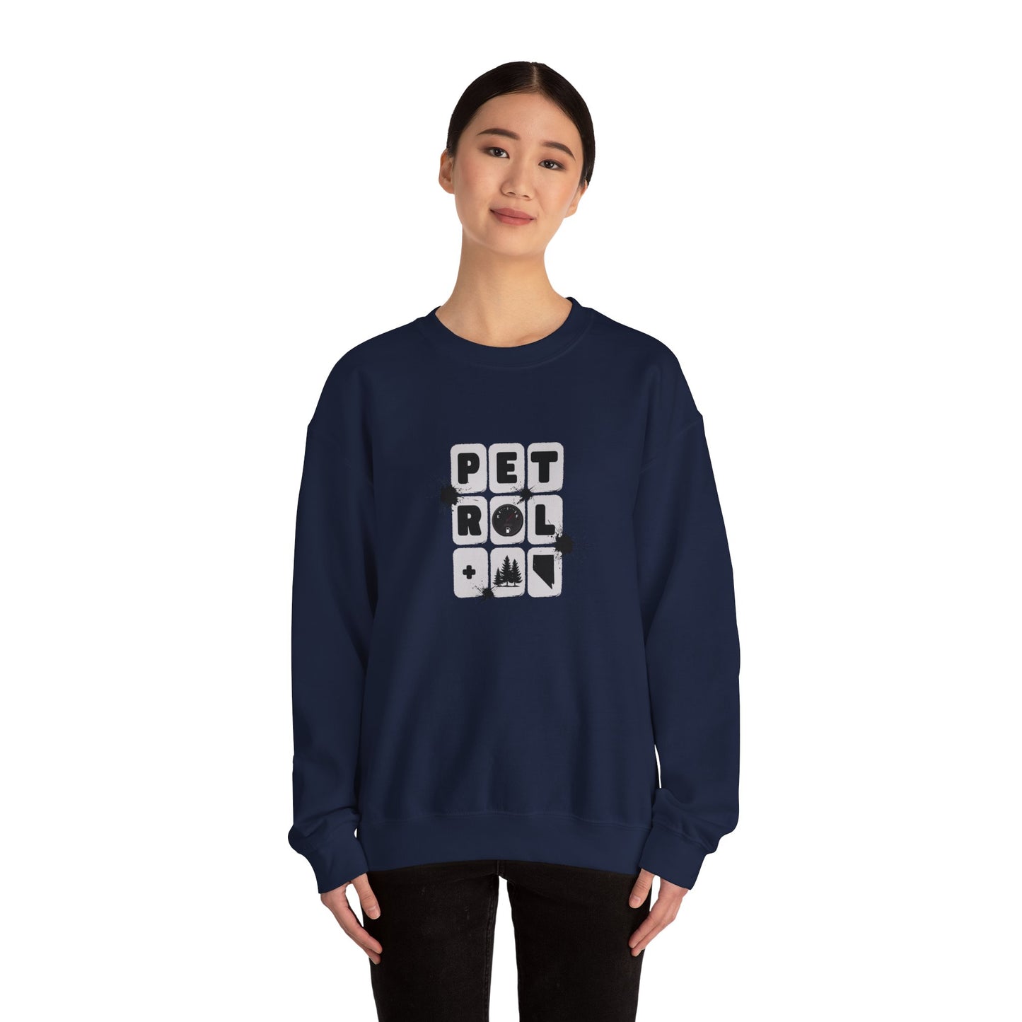 Petrol + Pine Grid Unisex Sweatshirt