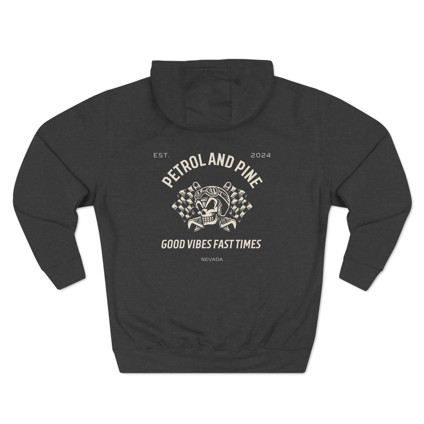 Skull Flag Good Vibes Fast Times Unisex Hoodie
