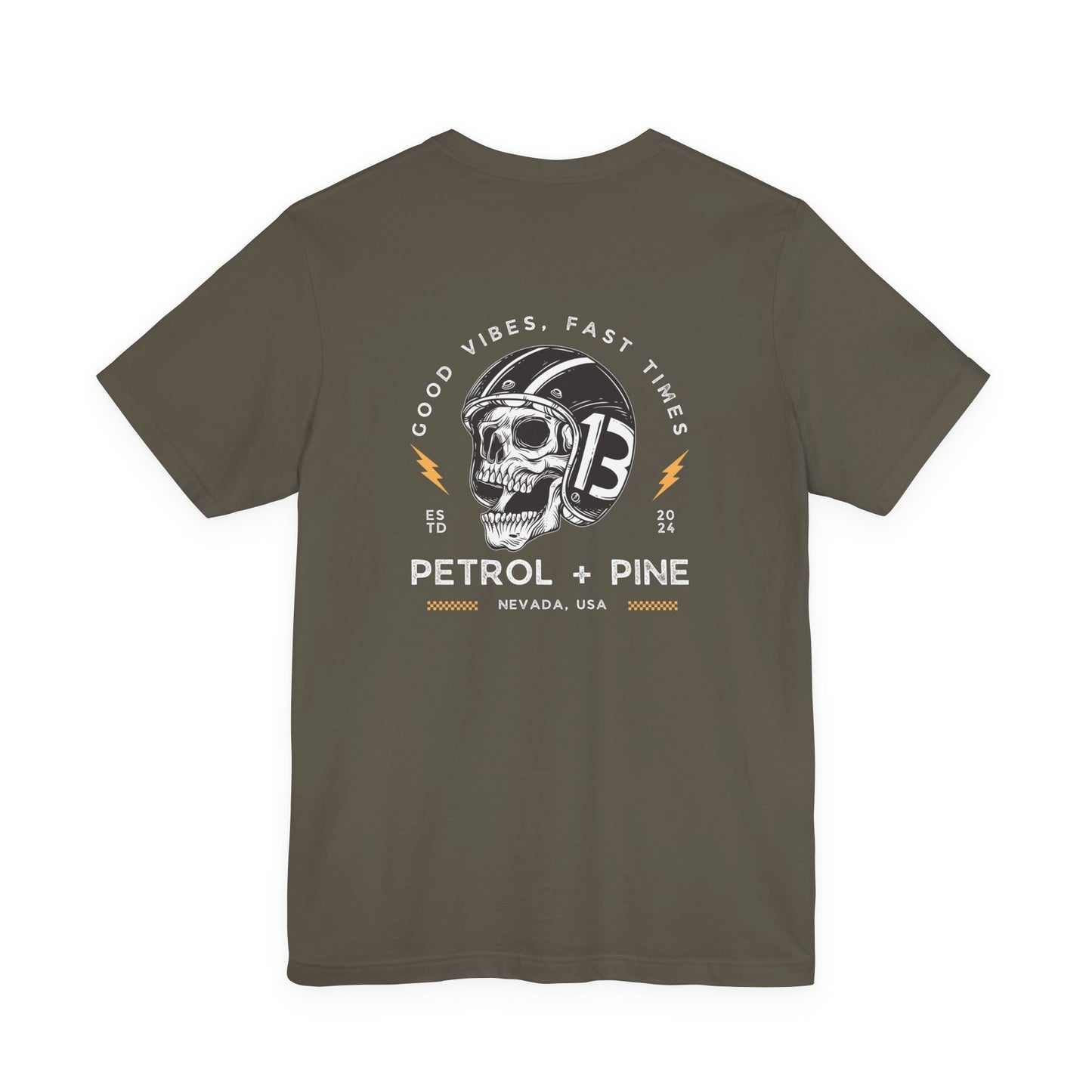 Good Vibes, Fast Times Helmet Skull - Unisex Tee