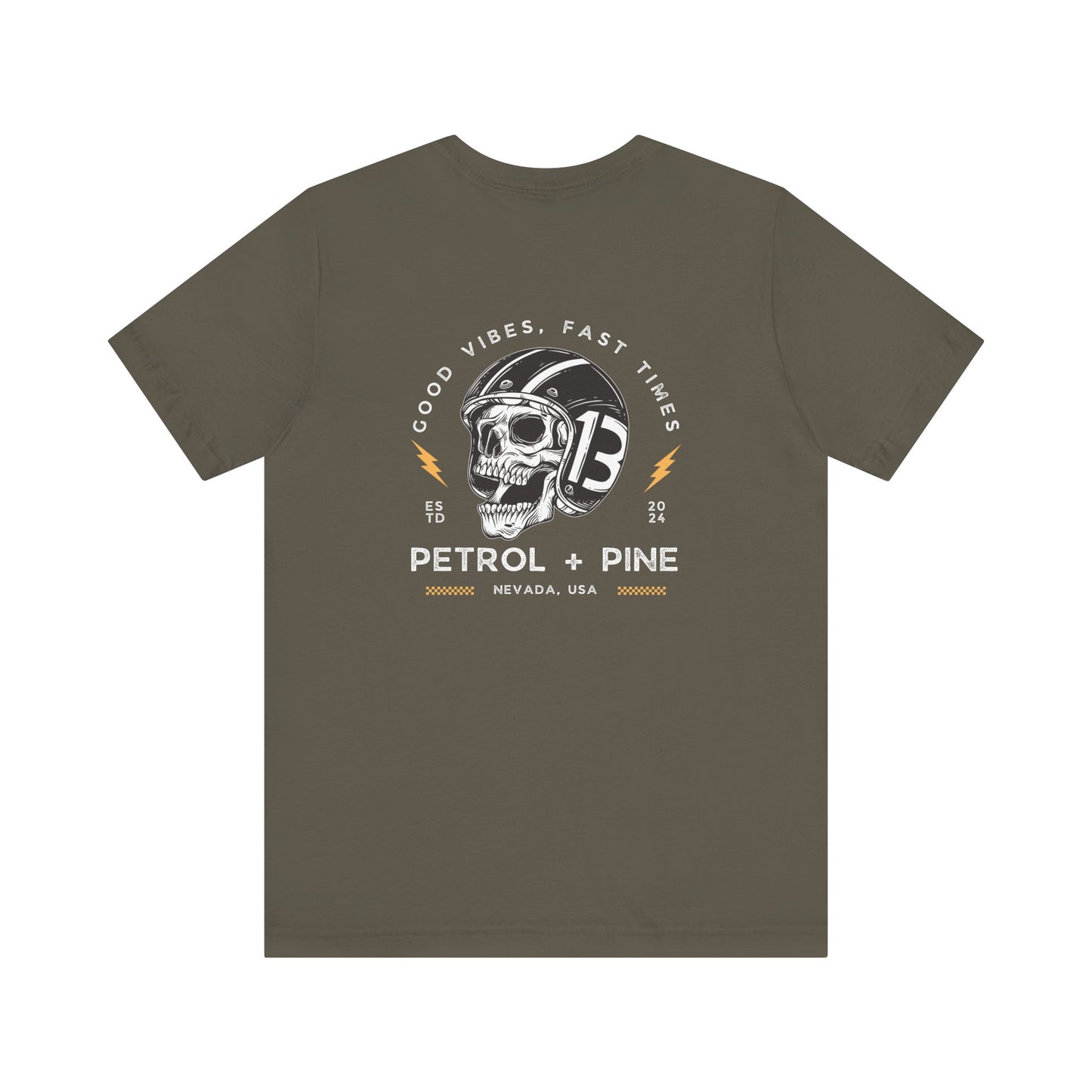 Good Vibes, Fast Times Helmet Skull - Unisex Tee