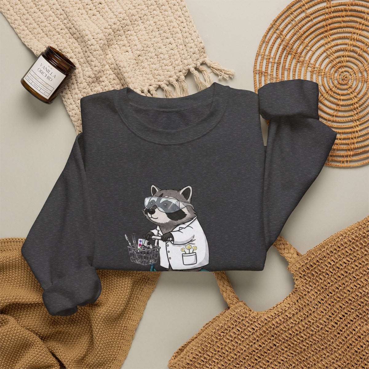 Raccoon Histology -  Unisex Crewneck Sweatshirt