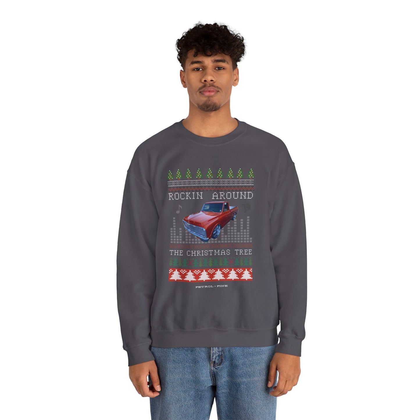 Rockin Around the Christmas Tree Unisex Crewneck Sweatshirt