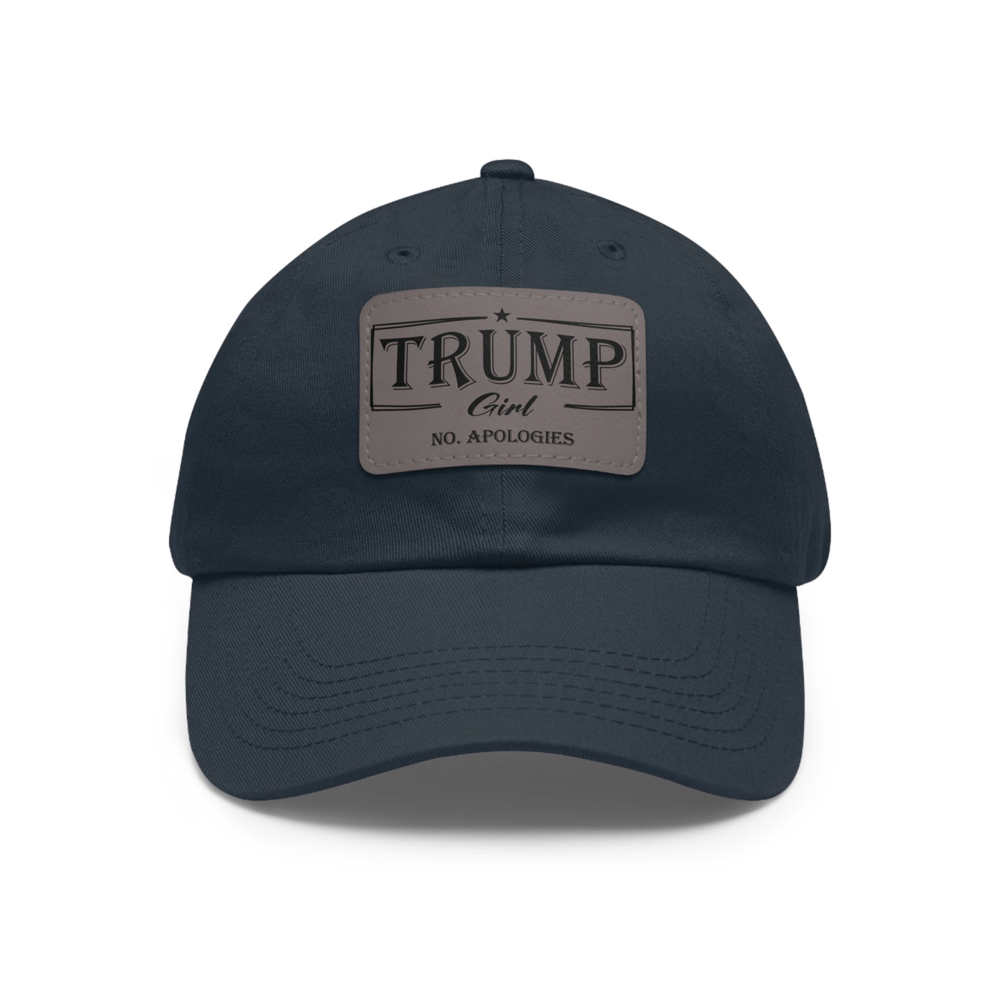 Trump Girl Hat - Leather Patch (Rectangle)