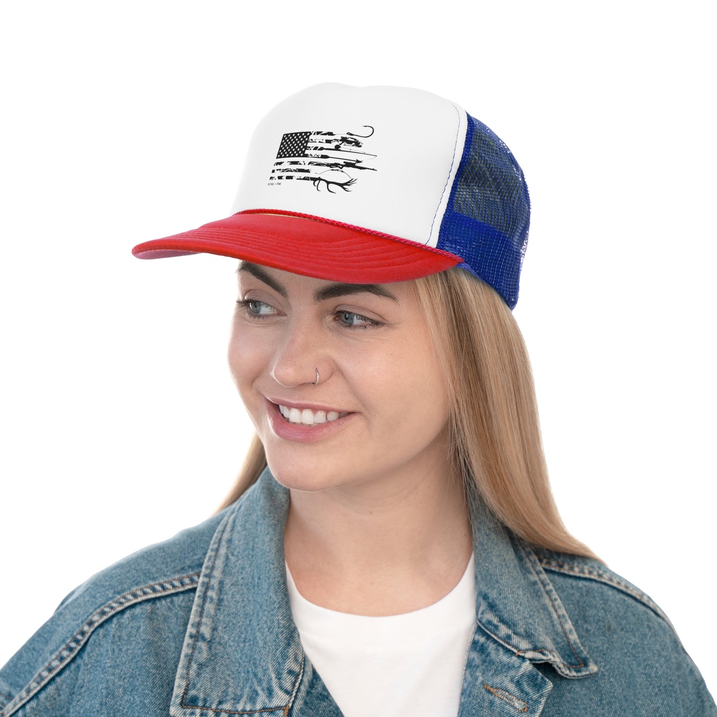 Flag Hunting Trucker Hat