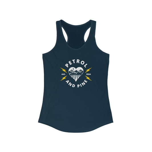 Petrol + Pine Heart Logo Women's Tank