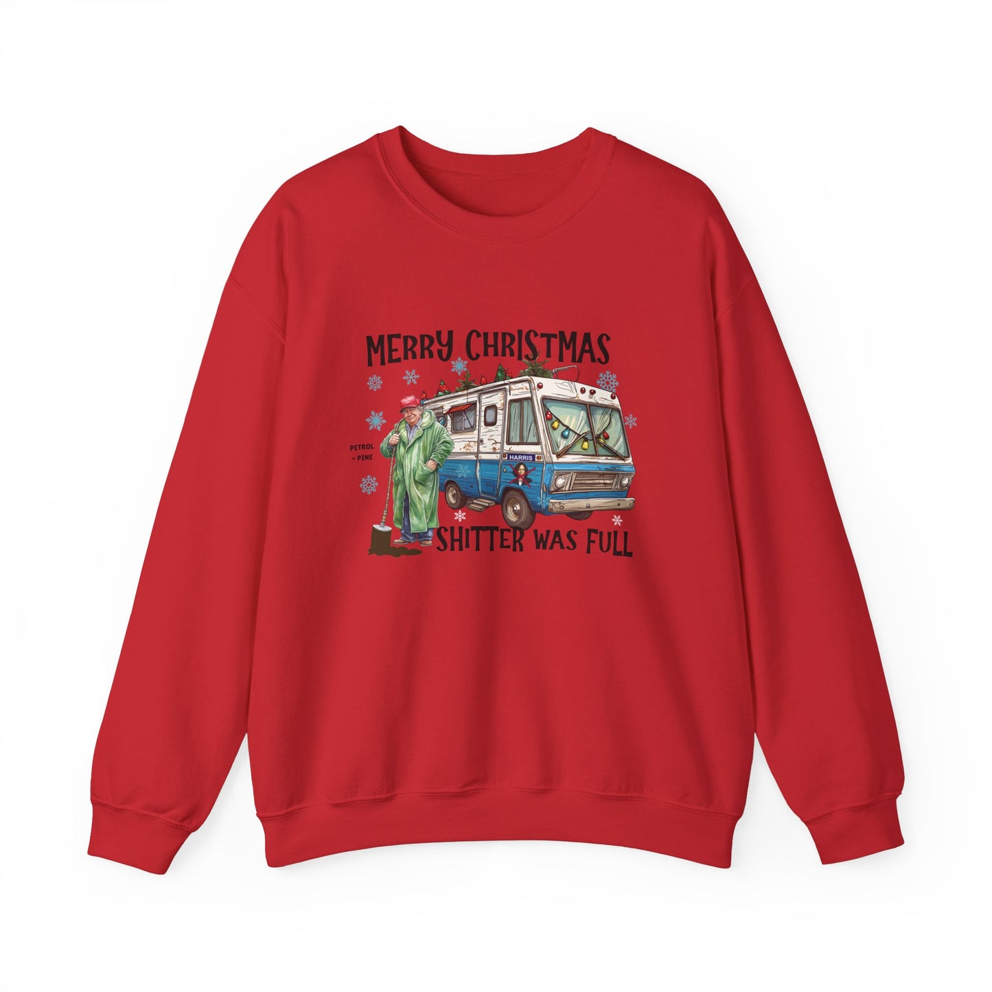 Trump Christmas (Shitter was Full) Unisex Sweatshirt