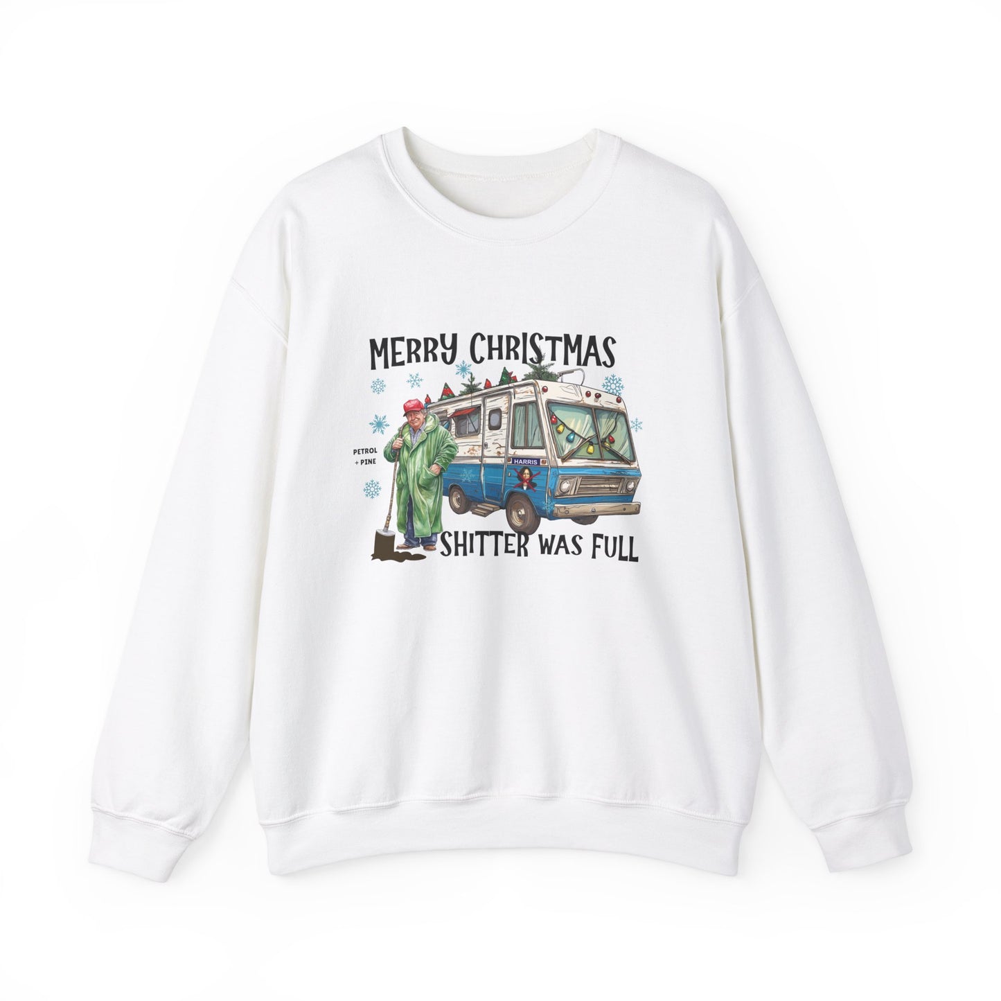 Trump Christmas (Shitter was Full) Unisex Sweatshirt