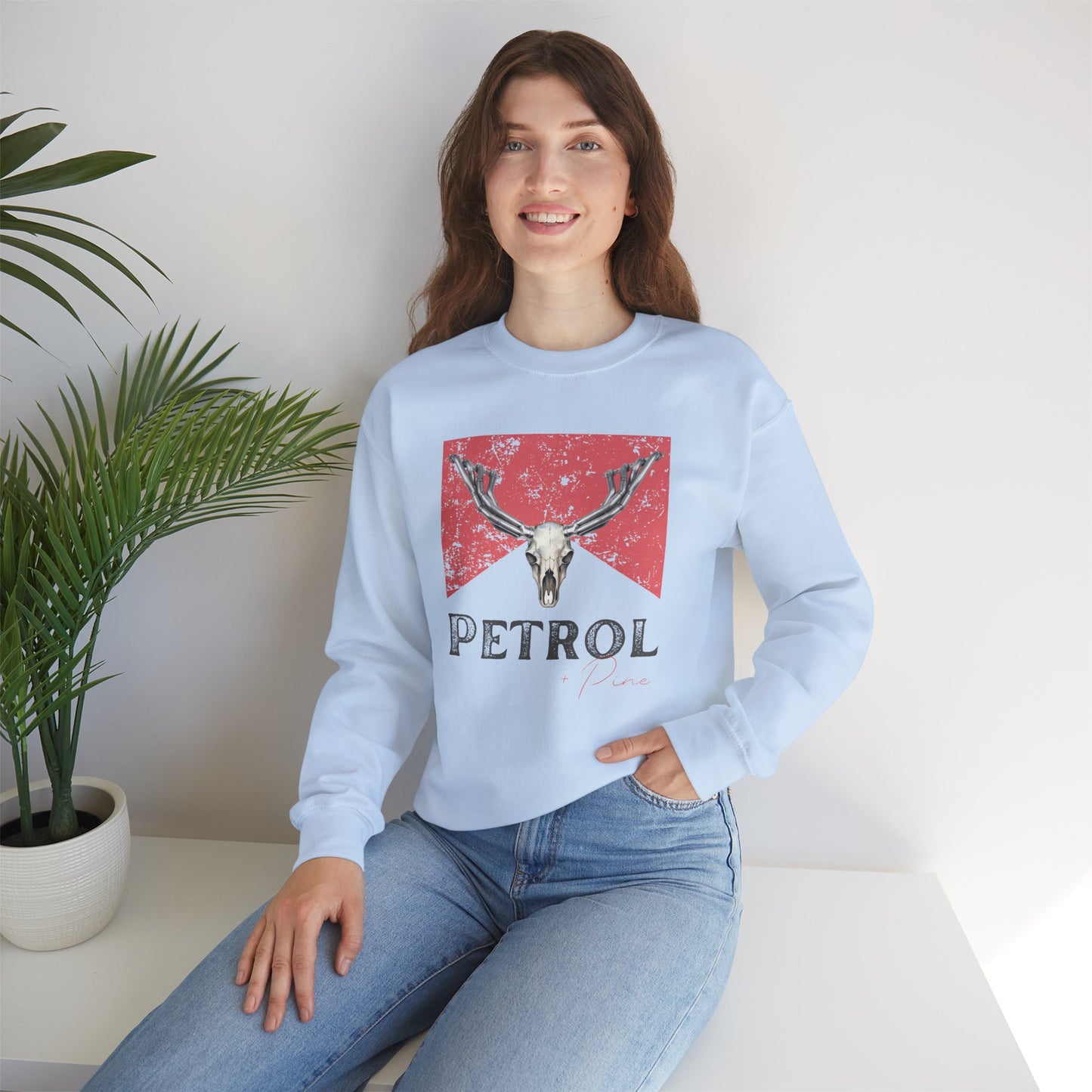 Cigarette Top Petrol + Pine Unisex Sweatshirt