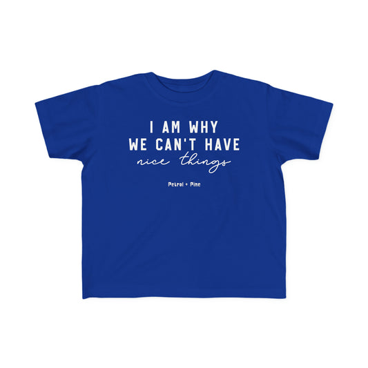 I Am Why… Toddler Tee