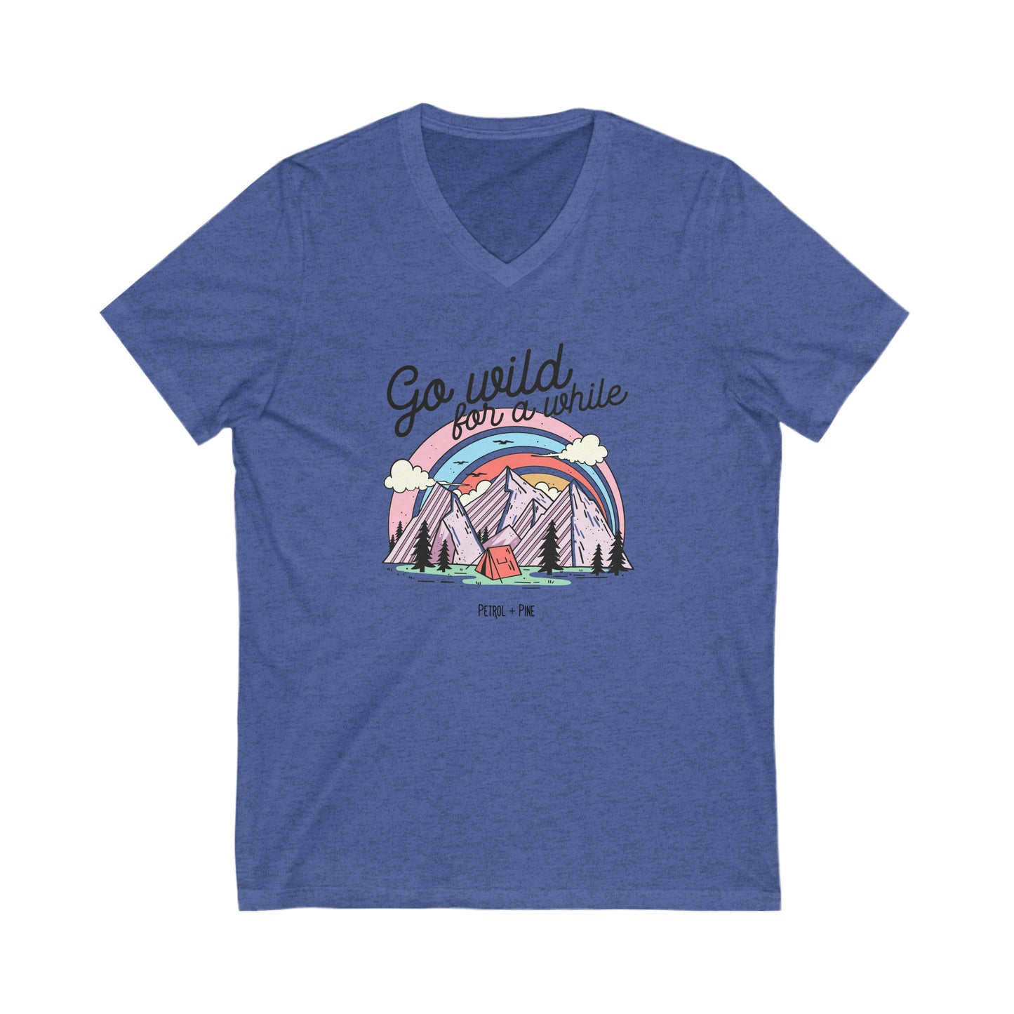 Go Wild Unisex V Neck Tee