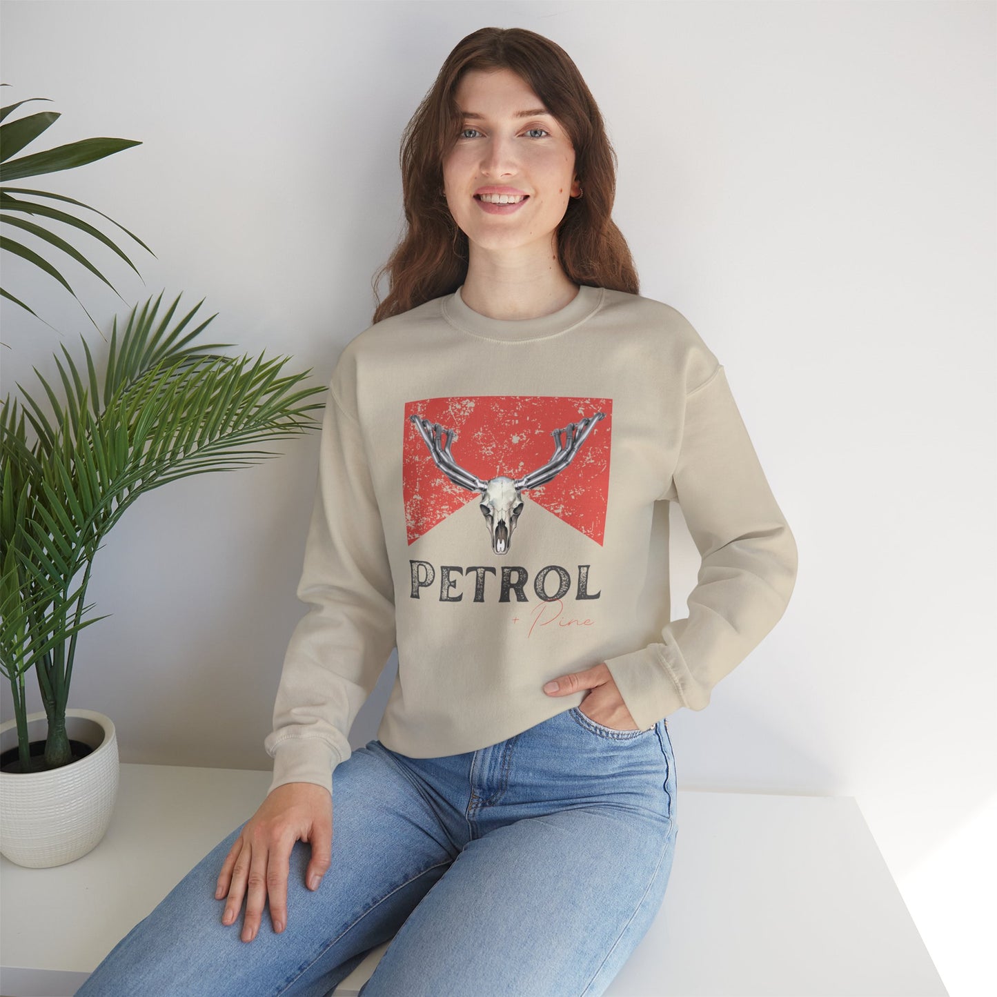 Cigarette Top Petrol + Pine Unisex Sweatshirt