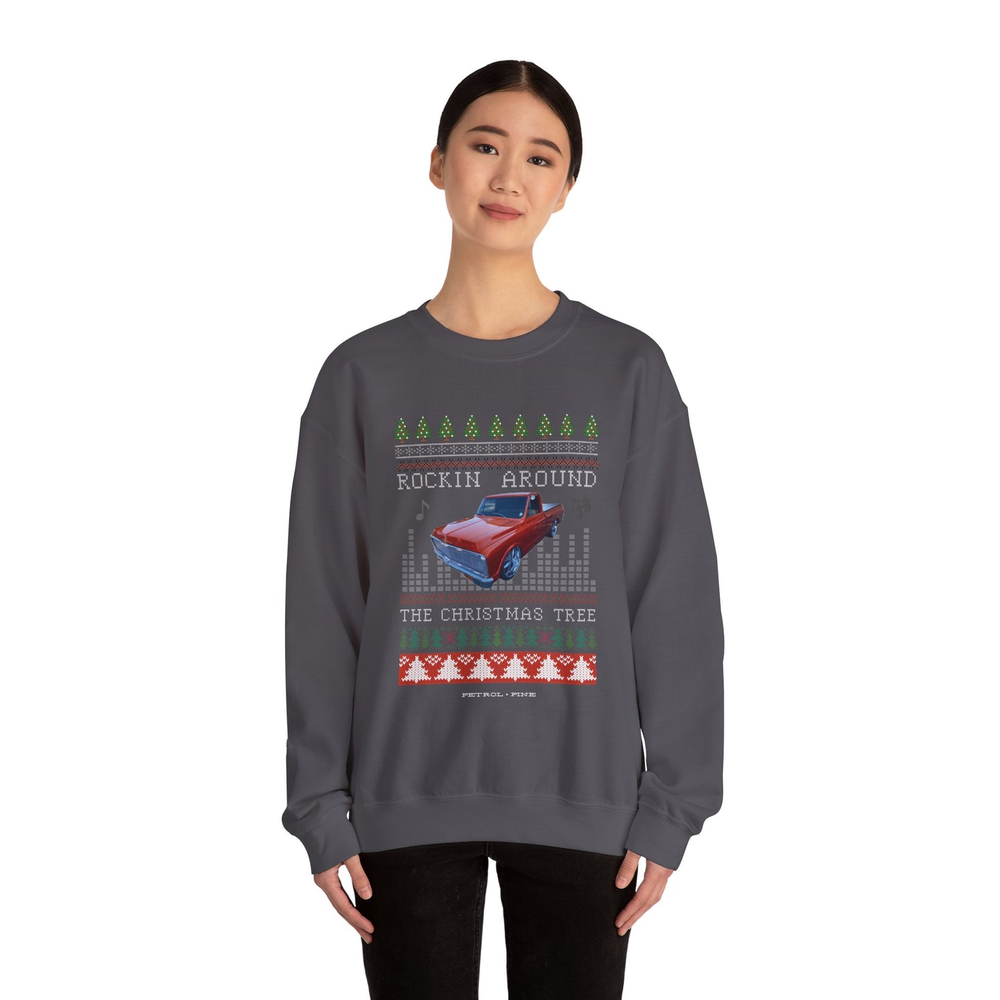 Rockin Around the Christmas Tree Unisex Crewneck Sweatshirt